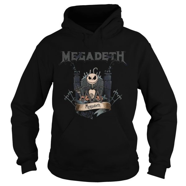 Jack Skellington Megadeth Halloween shirt