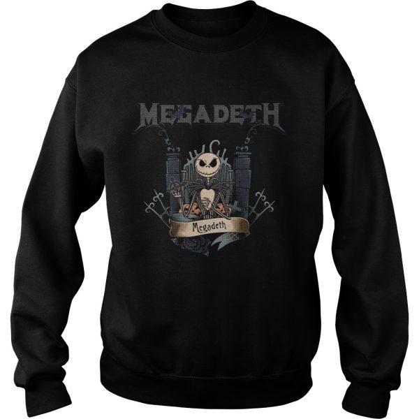 Jack Skellington Megadeth Halloween shirt