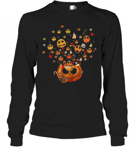 Jack Skellington Pumpkin Halloween T-Shirt Jack Skellington Pumpkin Halloween T-Shirt