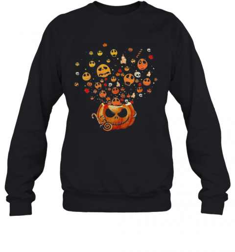 Jack Skellington Pumpkin Halloween T-Shirt Jack Skellington Pumpkin Halloween T-Shirt
