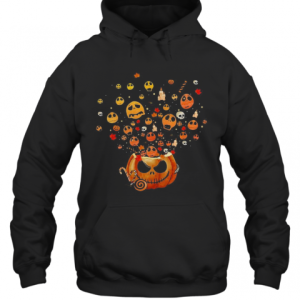 Jack Skellington Pumpkin Halloween T Shirt 3