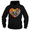 Jack Skellington Pumpkin dabbing heart bling Halloween shirt