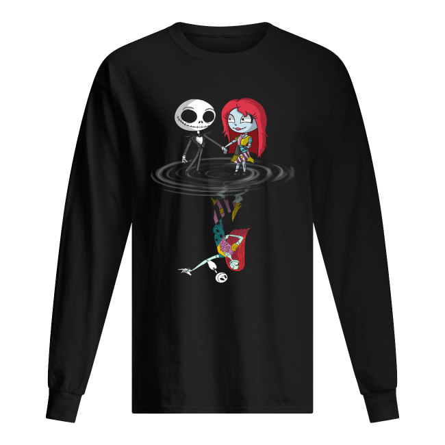 Jack Skellington and Sally water reflection shirt Jack Skellington and Sally water reflection shirt