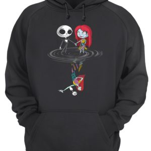 Jack Skellington and Sally water reflection shirt 3