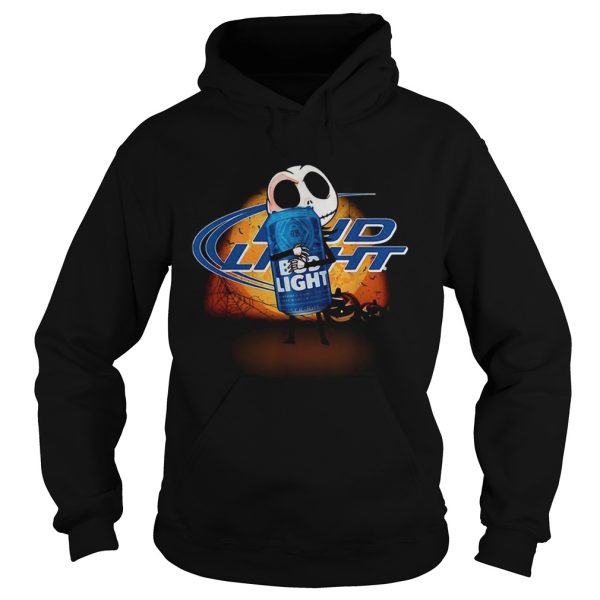 Jack Skellington hug Bud Light Halloween shirt
