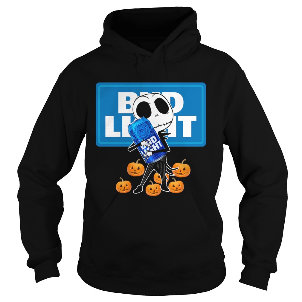 Jack Skellington hug Bud Light Halloween t-shirt Jack Skellington hug Bud Light Halloween t-shirt