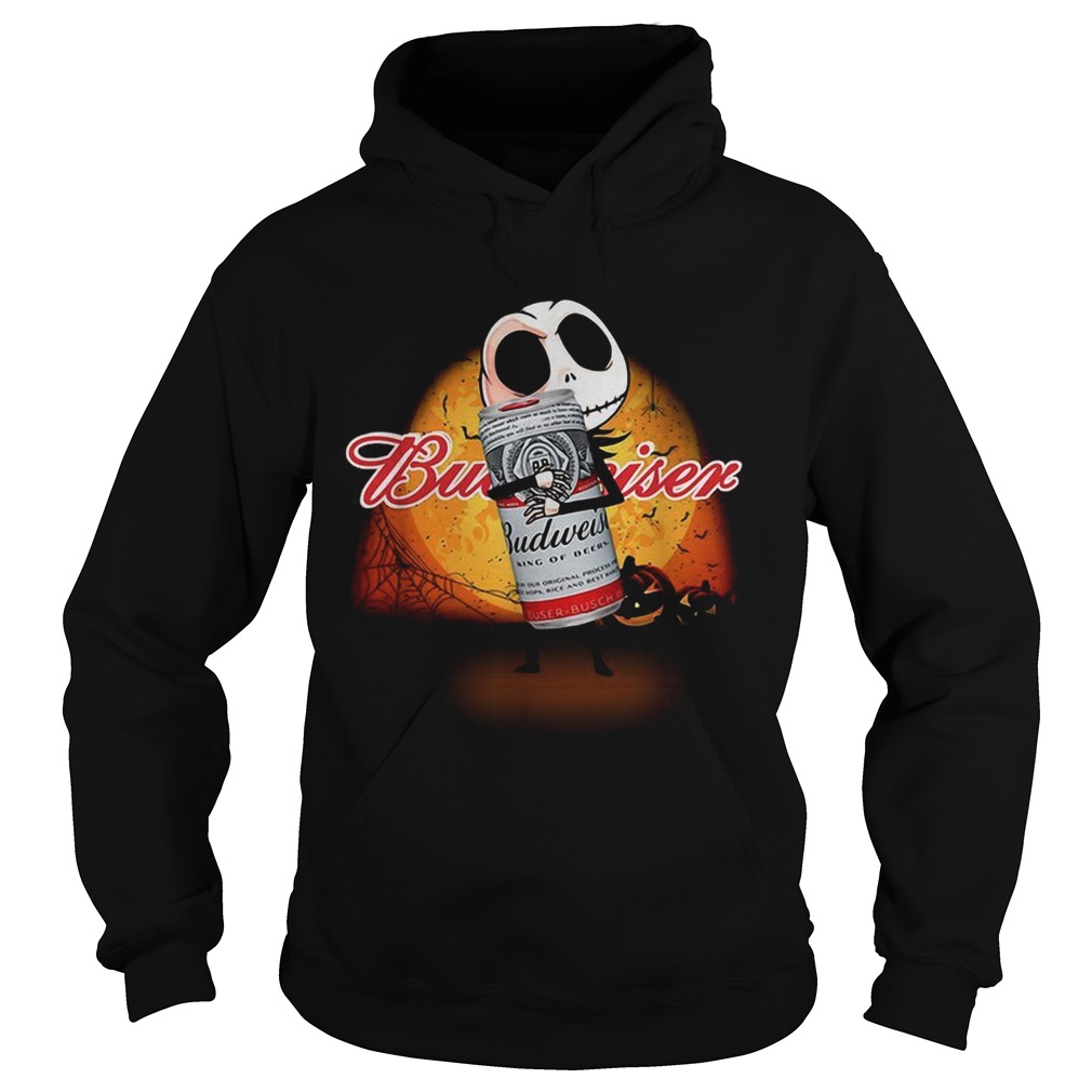 Jack Skellington hug Budweiser Halloween shirt Jack Skellington hug Budweiser Halloween shirt