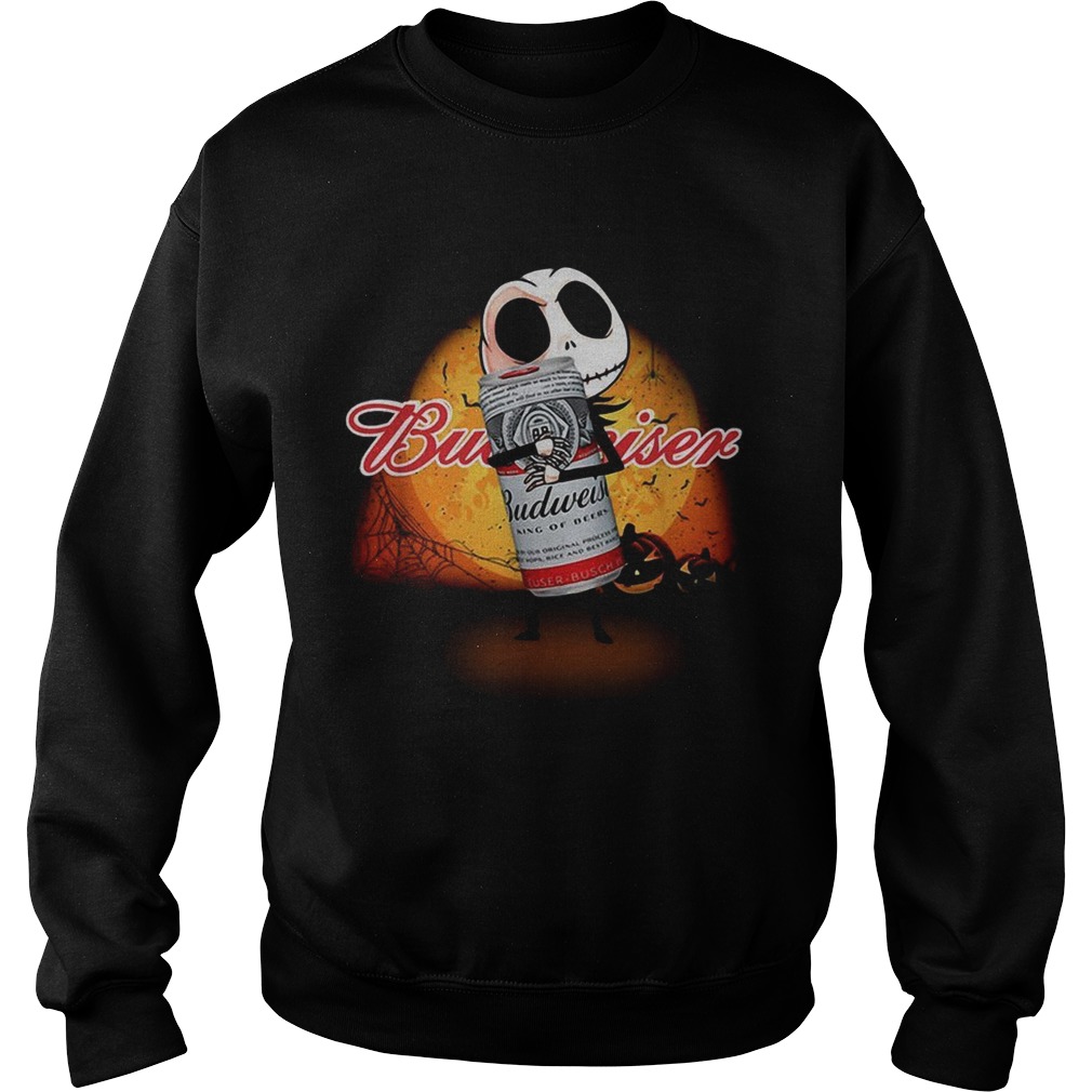 Jack Skellington hug Budweiser Halloween shirt Jack Skellington hug Budweiser Halloween shirt