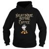 Jack Skellington hug Dunkin Donuts Nightmare before coffee shirt