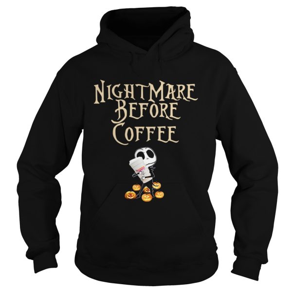 Jack Skellington hug Dunkin Donuts Nightmare before coffee shirt