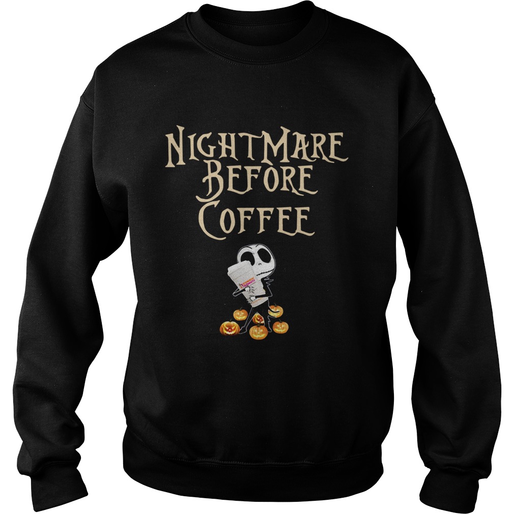 Jack Skellington hug Dunkin Donuts Nightmare before coffee shirt Jack Skellington hug Dunkin Donuts Nightmare before coffee shirt