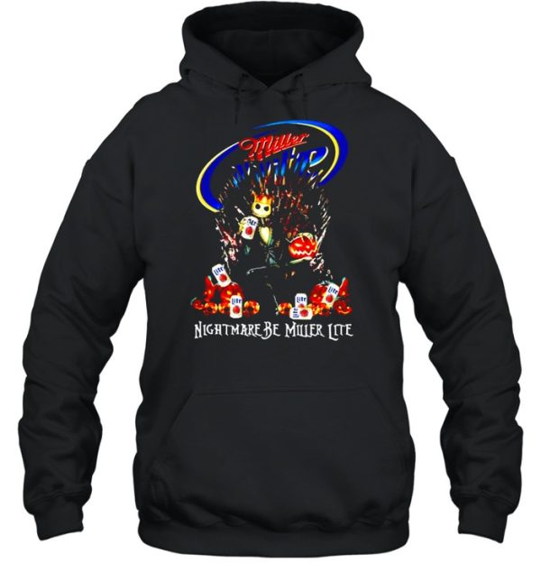 Jack Skellington nightmare be Miller Lite shirt