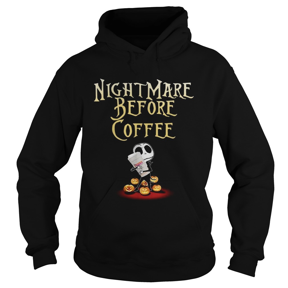 Jack Skellington nightmare before coffee Halloween shirt Jack Skellington nightmare before coffee Halloween shirt
