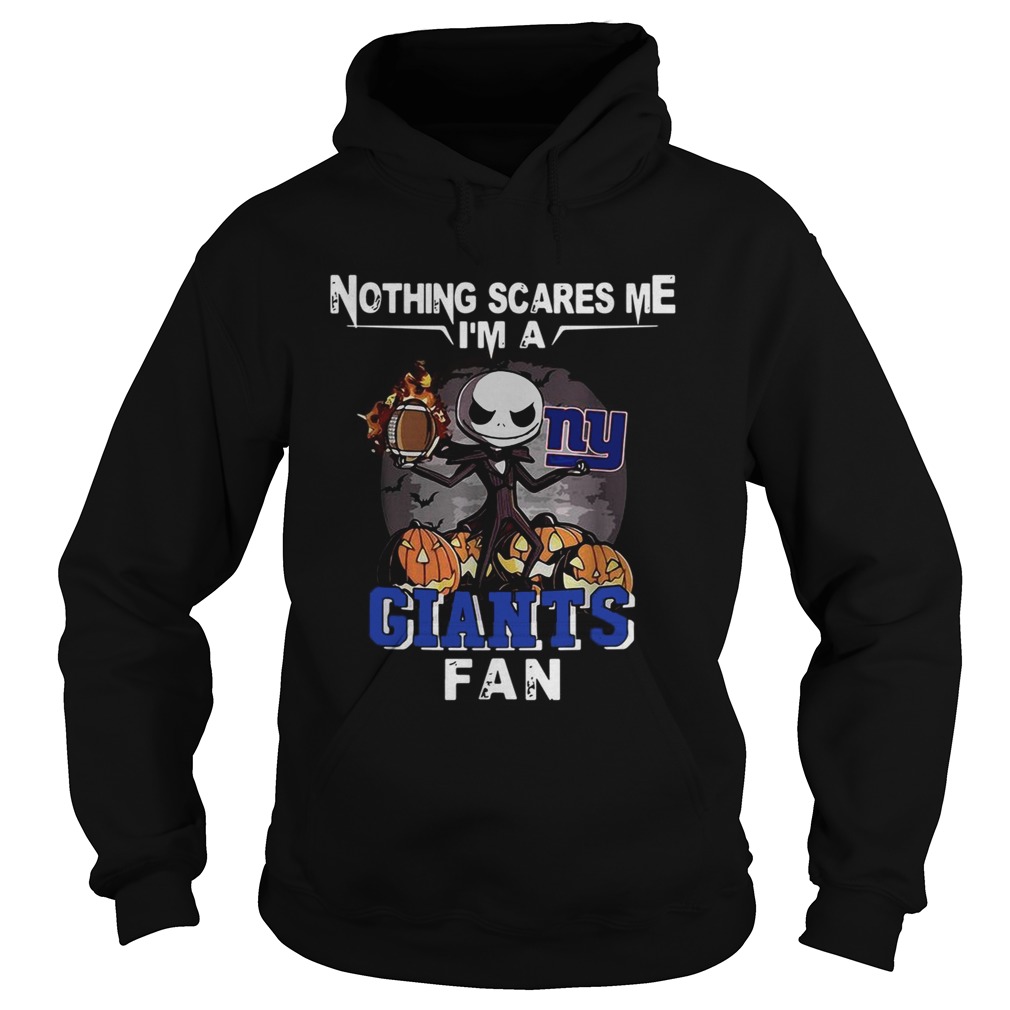 Jack Skellington nothing scares me Im a New York Giants fan shirt Jack Skellington nothing scares me Im a New York Giants fan shirt