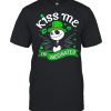 Jack skellington kiss me Im vaccinated st patricks day shirt