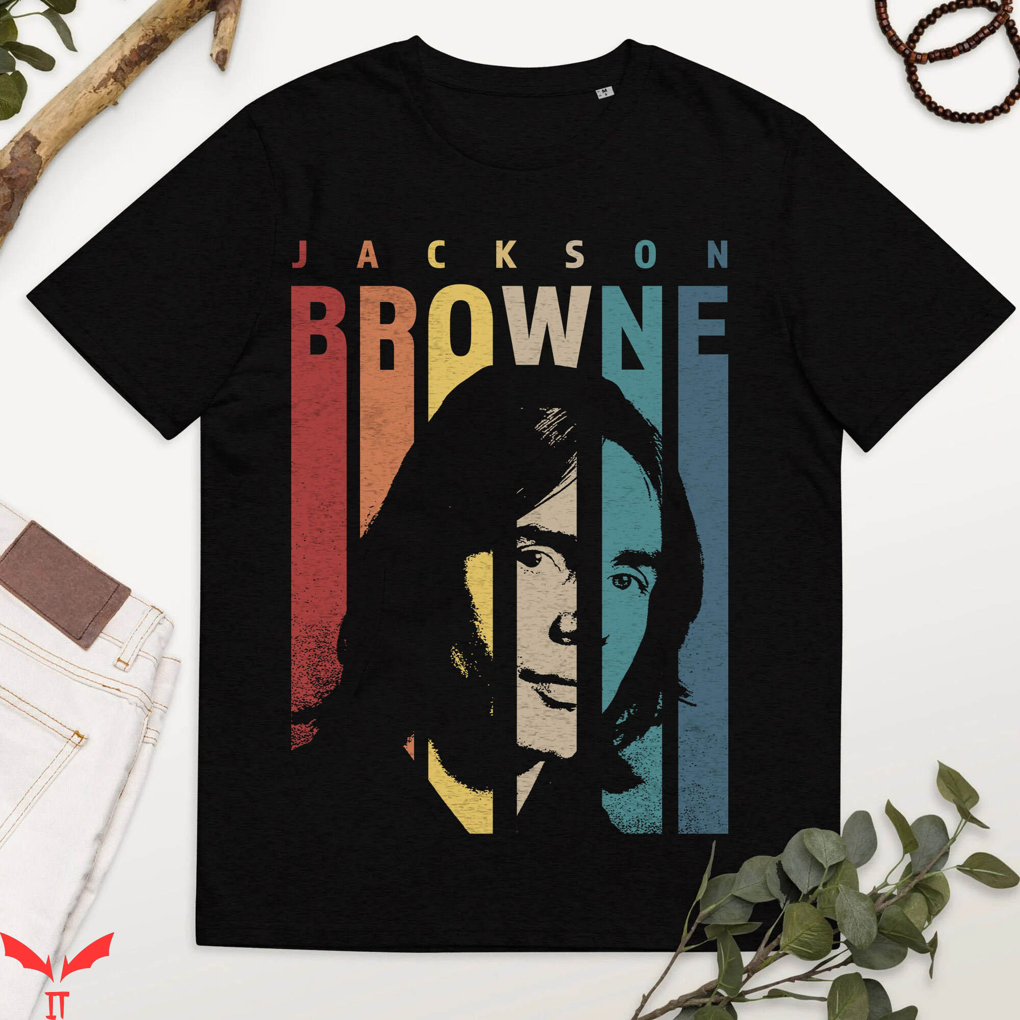 Jackson Browne T-Shirt Vintage Retro Los Angeles California Jackson Browne T-Shirt Vintage Retro Los Angeles California