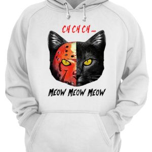Jason Voorhees Black Cat Ch Ch Ch Meow Meow Meow shirt 3