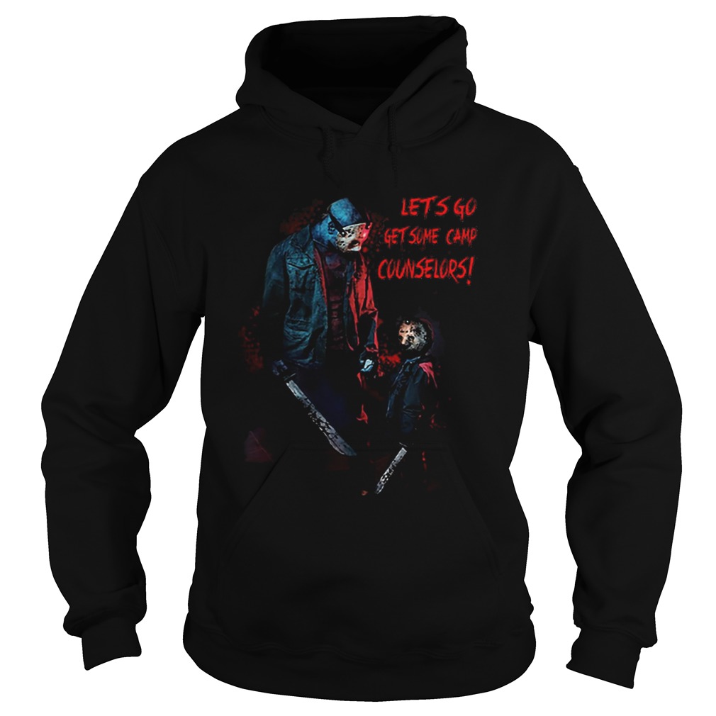 Jason Voorhees lets go get some camp counselors shirt Jason Voorhees lets go get some camp counselors shirt