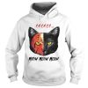 Jason Vorhees black cat ch ch ch meow meow meow shirt