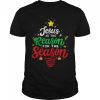 Jesus Is The Reason For The Season Xmas Tree Matching Group T-Shirt B0BKLNDM62