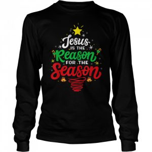 Jesus Is The Reason For The Season Xmas Tree Matching Group T Shirt B0BKLNDM62 3