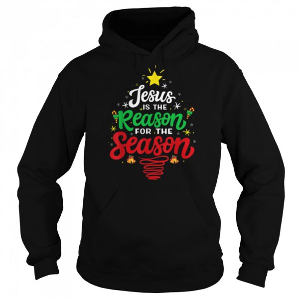 Jesus Is The Reason For The Season Xmas Tree Matching Group T-Shirt B0BKLNDM62
