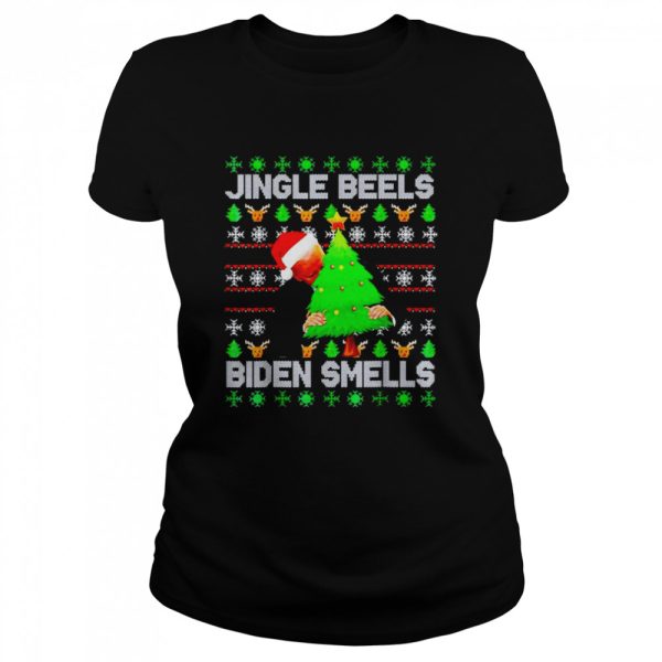 Jingle beels Biden smells Christmas shirt
