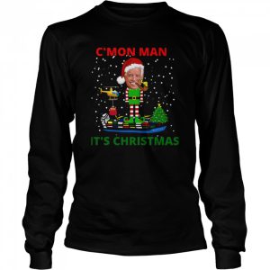 Joe Biden Christmas Funny Joe Biden Come On Man It's Christmas shirt 3
