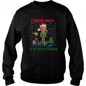Joe Biden Christmas Funny Joe Biden Come On Man It's Christmas shirt 4