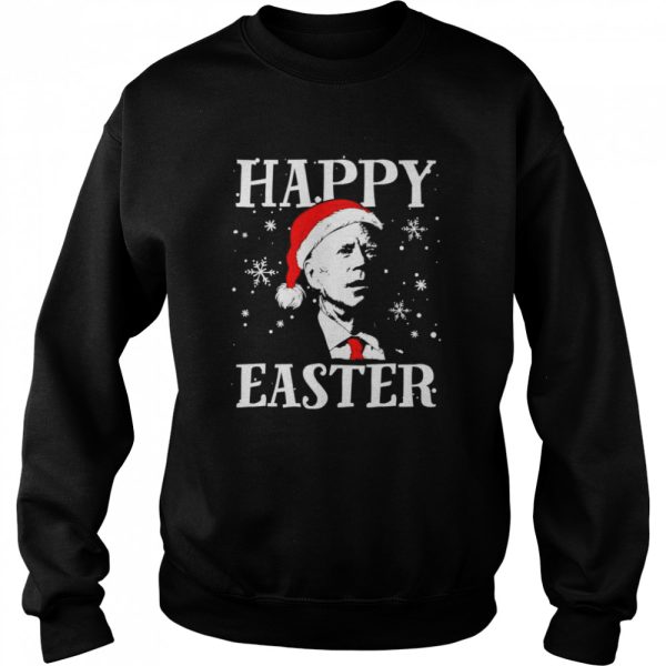 Joe Biden Santa meme Hat Happy Easter Ugly Christmas T-Shirt