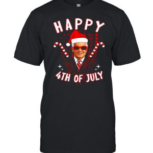Joe Biden Xmas Pajama Happy 4th of July Funny Christmas shirt