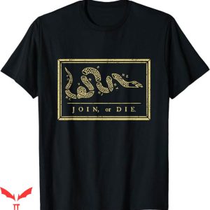Join Or Die T-Shirt American History Shirt 1754 Tee Trending