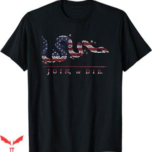 Join Or Die T-Shirt American Revolution 1776 Patriot T-Shirt