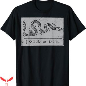 Join Or Die T-Shirt Snake 1754 Revolution T-Shirt Trending
