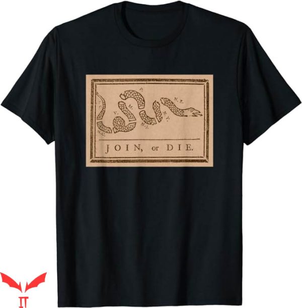Join Or Die T-Shirt U.S. History Tee Shirt Trending