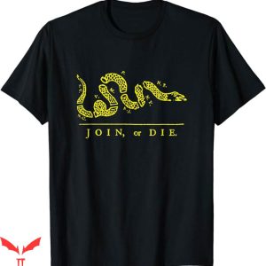 Join Or Die T-Shirt Vintage United States Ben Franklin Tee