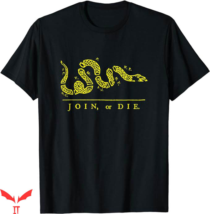 Join Or Die T-Shirt Vintage United States Ben Franklin Tee Join Or Die T-Shirt Vintage United States Ben Franklin Tee