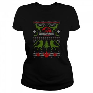 Jurassic World Dinosaur Xmas Ugly Christmas T-Shirt
