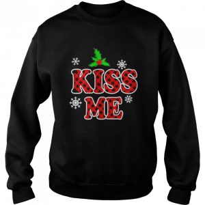 Kiss Me Christmas Sweater Shirt 4