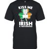 Kiss Me I’m Irish And Vaccinated St. Face Mask Patrick’s Day Shirt