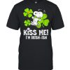 Kiss Me I’m Irish Snoopy And Woodstock Patricks Day shirt