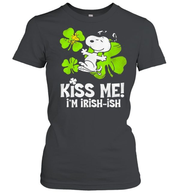 Kiss Me I’m Irish Snoopy And Woodstock Patricks Day shirt