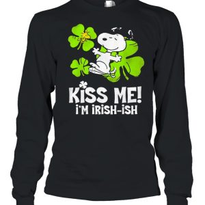 Kiss Me I'm Irish Snoopy And Woodstock Patricks Day shirt 3