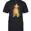 Labrador Retriever Dog Christmas Tree Lights Pajamas Xmas shirt