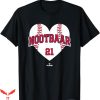 Lars Nootbaar T-Shirt Baseball Heart St Louis Tee Shirt MLB