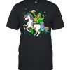Lepricorn Leprechaun Riding Unicorn Gift For St Patricks Day Shirt