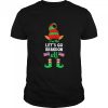 Let’s Go Brandon American Flag Christmas Elf Pajama T-Shirt