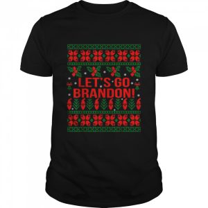 Let’s Go Brandon Chant Meme Christmas PJ Political Ugly Shirt