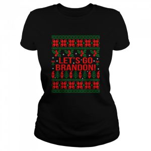 Let’s Go Brandon Chant Meme Christmas PJ Political Ugly Shirt