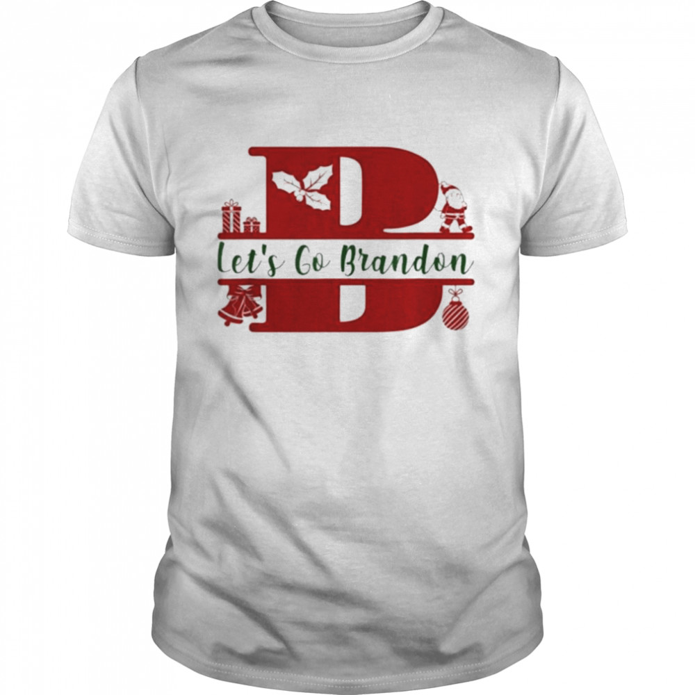 Let’s Go Brandon Christmas Monogram Shirt Let’s Go Brandon Christmas Monogram Shirt